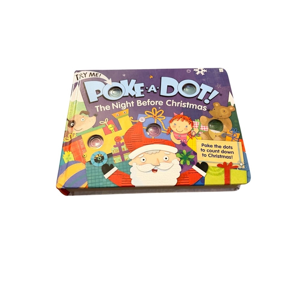 Melissa & Doug Poke-A-Dot! The Night Before Christmas Interactive Board Book